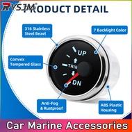 52MM 0~190ohms Car TRIM Gauge 7-Color Backlight Pointer Type TRIM Gauge Meter For Car Marine