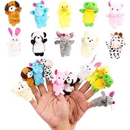 10Pcs Finger Puppets Set - Soft Plush Animals Finger Puppet Toys for Kids, Mini Plush Figures Toy As