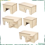 [Freneci] Hamster House with Window Pet Hideout for Mice Gerbils Hamster