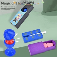 UJ4K AIPING Magic Box, Magic Purple Magic Show Magic Disappearing Box, Wonderful Trick Performance F