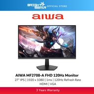 AIWA MF2708-A 27" IPS 100Hz Monitor - HDMI/VGA