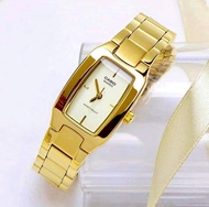 นาฬิกา Casio รุ่น LTP-1165N-9C นาฬิกาผู้หญิง สายแสตนเลสสีทอง สไตล์ DKNY (สินค้าขายดี) - ของแท้ ประกั