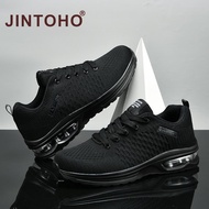 Plus Size 38-47 Fashionable Men Air Cushion Shoes Men Jogging Shoes Men Minimalist Black Sports Shoe