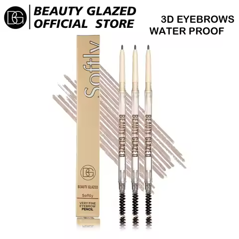 BEAUTY GLAZED Ultra Fine Triangle Eyebrow Pencil Precise Brow Definer Long Lasting Waterproof Blonde