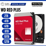 Western Digital WD Red/ Red Plus NAS 3.5" SATA III NAS Internal HDD Hard Disk Hard Drive (1TB/2TB/3T