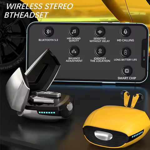 2026 NEW Wireless Stereo HIFI Earphones Comfortable Wear Earbuds Clear Voice Call Bluetooth Headset 