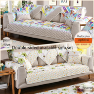 Sofa Cover Double Sided Sofa Protector Cotton Washed Non-slip 1 2 3 4Combination L Shape Sofa Cover