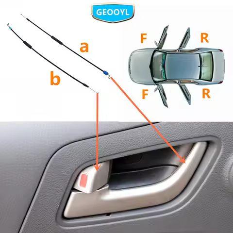 Car Door Handle Lock Cable Wire,For Geely Emgrand 7 EC7,Emgrand7 E7,Emgrand7-RV,EC7-RV,EC-HB,Hatchba