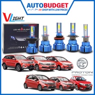 VLight DOB Car LED Headlight | 6000K White Light | H1 H4 H7 H11 | Proton SAGA IRIZ EXORA X70 PERSONA