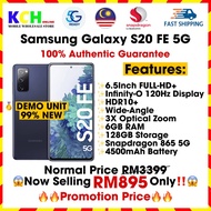 🥇(DEMO UNIT)Samsung Galaxy S20 FE 5G 6.5Inch FULL-HD+ 120Hz Display 3X Optical Zoom Snapdragon 865 5G Gaming Smartphone
