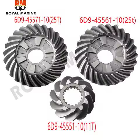 6D9 Gear Kit 6D9-45560, 6D9-45551, 6D9-45571 For Yamaha Outboard Parts 4 Stroke F75 F80 F90HP F100 2