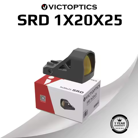 VictOptics SRD 1x20x25 compact Red Dot R.M.R 3MOA Auto Brightness 7075-T6 Aluminum for Pistol Glock
