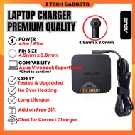 ITECHGADGETS ASUS Laptop Charger Laptop Asus Vivobook Charger Expertbook A1504 A1502 A1405 B1400 A16