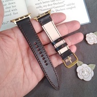 【apple watch錶帶】【手縫溫度】【義大利植鞣革協會認證皮革】