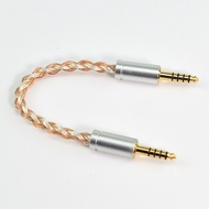 16-Core Single Crystal Copper+Silver-Plated Mixed Pair Recording Cable 4.4mm Pair 4.4mm Ear Amplifie