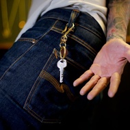 骷髏鑰匙鏈，鑰匙扣，純黃銅，機車飾品，骷髏飾品