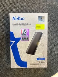 Netac z-slim 2tb SSD 550mb/s  ssd Extreme portable ssd 2tb 三年保養  2TB