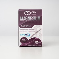 อาหารเสริม แมกนีเซียม คอมเพล็กซ์ Magnesium Complex (CEO Factory nd) รวมแมกนีเซียม 4 ฟอร์ม (GLYCEROPH