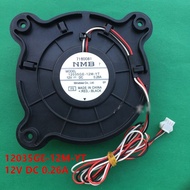 NMB12035GE-12M-YT Cooling Fan for Haier Refrigerator 12V DC 0.26A freezer Repair Parts