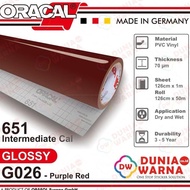ORACAL 651 026 PURPLE RED GLOSS METER
