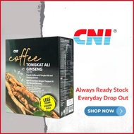 CNI tongkat Ali Ginseng Coffee kurang gula, 20s x 15g - Kopi pra campuran, Ekstrak tongkat Ali & Gin