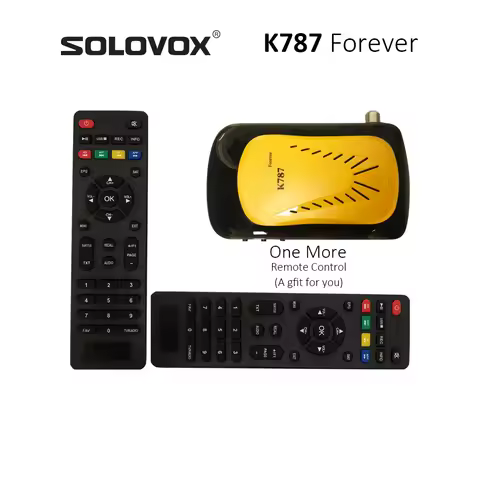 SOLOVOX K787 Forever DVB-S2X Satellite TV Box Supports 1080P Full HD H.265 HEVC Decoding USB 2.0 Inc