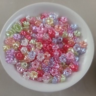 6mm leaf and leaf petal beads