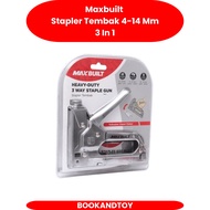 Maxbuilt Stapler Gun 4-14 Mm 3 In 1 Staples