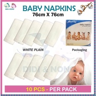 Anakku Baby napkin 10pcs Kain Lampin Bayi
