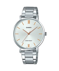 คาสิโอ ของแท้ ส่งฟรี ‼️ นาฬิกาผู้หญิง Casio LTP-VT01D-7B คลีนๆ มินิมอล