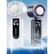 goojodoq goojodoq fan [Long Battery Life Cool Air Outlet] Electric Refrigeration Cooling Handheld Fo