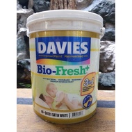 ✙Biofresh+ BF-50501 Satin White 4L Davies Anti-bacterial Paint Ultra Low Odor 4 Liters Biofresh