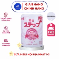 Sữa meiji lon nội địa Nhật 1-3 date 2026