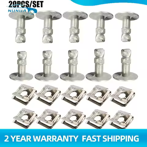 Car Undertray Guard Engine Under Cover Hood Snap Fixing Clips & Screws 8D0805960 8D0805121 For AUDI 