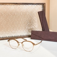 [High Quality] 999.9 Glasses M-67 Retro Round Fashion Glasses Frame Optical Frame Suitable for Men W