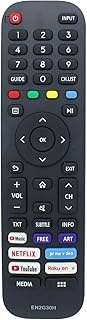 EN2G30H Remote Control Replacement for Hisense Smart TV 43A7300F 43A7340F 43AE7210F 43A7500F 50A7300