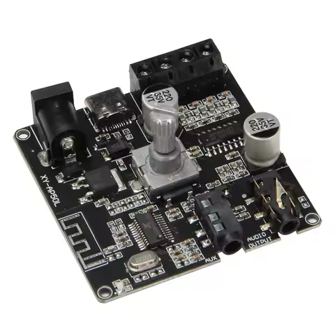 8X XY-AP50L Mini Bluetooth 5.0 50W+50W Wireless Audio Power Digital Amplifier Board Stereo Amp 3.5MM