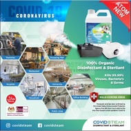 [ReadyStock] 2L Covid Steam Organic Air Fogging Spray Atomizer Disinfection