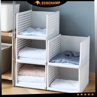 Home Stackable Drawer Rack Storage Cabinets Detachable Home Living Space Saving Cloth Shoes Organize