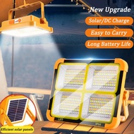 288 LED 8000W Portable LED Work Light USB Rechargeable Solar Work Lights COB Floodlight Magnetic Lan