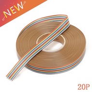 【☑Fast Delivery☑】 fka5 5m 1.27mm 20p Dupont Cable Rainbow Flat Line Support Wire Soldered Cable Connector Wire