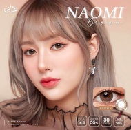คอนแทคเลนส์ Naomi : Gray - Brown / ยี่ห้อ Kitty kawaii ( ค่าสายตาปกติ - 1000 )