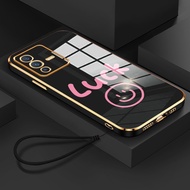 Casing HP For VIVO V23 5G V23i 5G V23E 5G V23E 4G Case Casing Emoticon Lucky Pattern Casing Cellphon