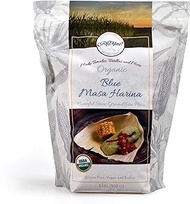 Gold Mine Blue Corn Masa Harina - USDA Organic - Macrobiotic, Vegan, Kosher and Gluten Free Flour for Healthy Mexican Dishes – 2 LBS