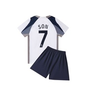 25-26 Season No.7 Son Heung Min Jersey for Kids Summer Children Football Jersey Youth Soccer Suits