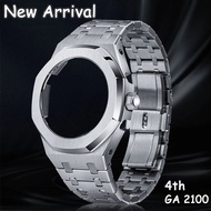 New Generation 4RD GA2100 GBM-2100 GM2100 Mod Kit Watchband and Bezel for GA2100 GA2110 316L Stainle