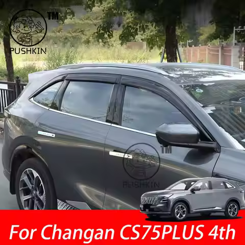 Car Side Window Deflector Window Visor Vent For Changan CS75PLUS 4th 2025 2026 Wind Shields Sun Rain