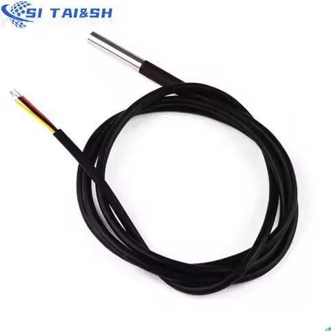 DS1820 Stainless steel package Waterproof DS18b20 temperature probe temperature sensor 18B20 for ard
