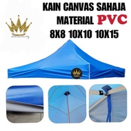 PVC Tarpaulin Canopy Canvas Blue Colour Only for  TENT Kanvas Shj utk Kanopi Khemah