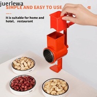 JUERLEWA Manual Food Grinder, Rustproof Blades Table Clamp Hand Crank Grain Mill, Nut Grinder Manual
